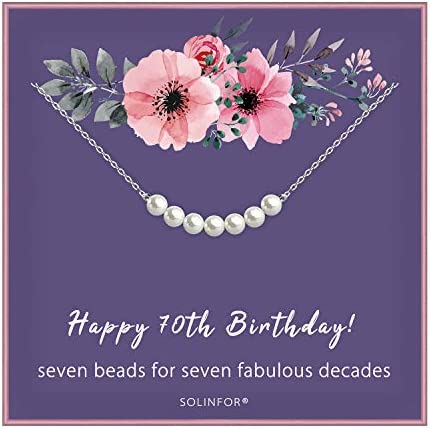 Seven Pearls Sterling Silver Necklace